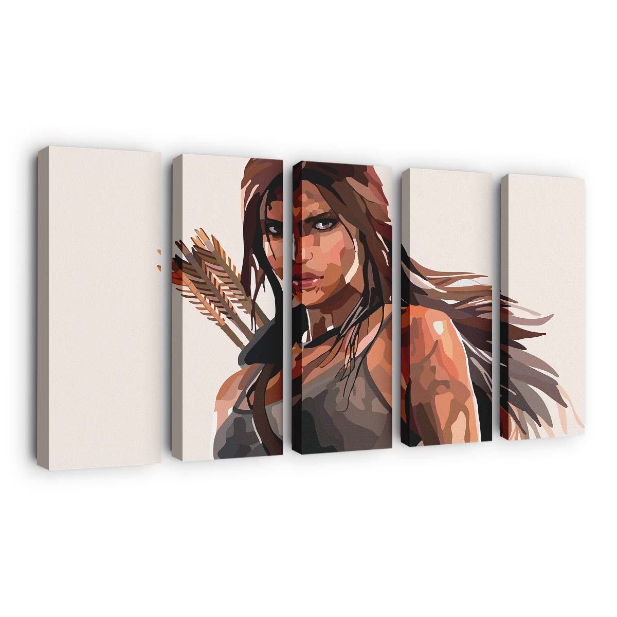 lara croft tomb raider vector art 4k j7